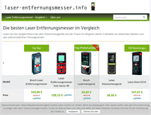 Tablet Screenshot of laser-entfernungsmesser.info