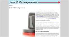 Desktop Screenshot of laser-entfernungsmesser.de